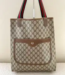 GUCCI Ophidia Sherry Line Monogram Tote Bag