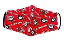 G Georgia university Bulldog Face cover Unisex