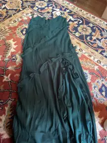 Birdy Grey Formal Dress size Large in Forest Green 