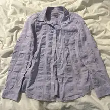 Vintage Purple Button Down Shirt