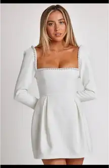 New with tags - Odd Muse Pearl White Dress long sleeve 