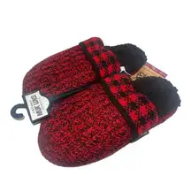 NWT! Muk Luks Ebony Licorice Fritzie Slipper - Size Medium (7-8)