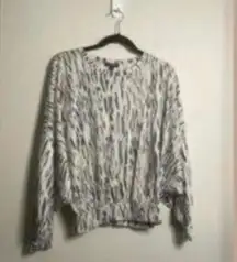 Express Animal Print Sweatshirt Jogger Athleisure Loungewear Set