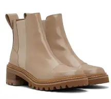 SEE BY CHLOÉ Beige Mallory Chelsea Boots, Size 39 NEW + DustBag
