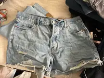 Old Navy Higher High-Rise Sky-Hi A-Line Shorts