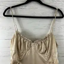 Princess Polly  Champagne Sabir Mini Dress Size 6