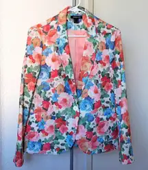 Floral Blazer 