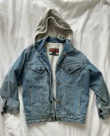 denim hoodie jacket 