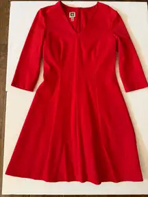 Anne Klein Red Dress