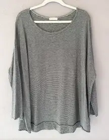 CP Shades Striped‎ Long Sleeve Wool Blend Shirt Lagenlook Size Large