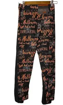 Shosho New Black and Trick‎ or Treat 2 pack of  Halloween lounge pants pjs Sz S/M