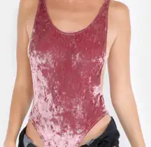Crushed Velvet Bodysuit