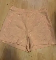 Lush Peach Lace Shorts