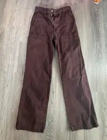 Brown High Rise Jeans