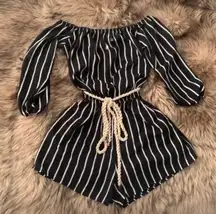 Striped Romper