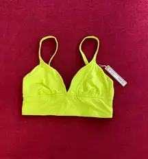 SKIMS triangle longline bralette in daffodil size S