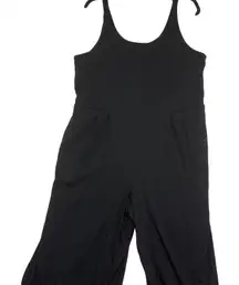 NEW Eileen Fisher Black Cami Jumpsuit Cotton Stretch Jersey Women's L/G Large