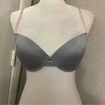 Nine West Gray/Pink Bra Size 36C NWOT