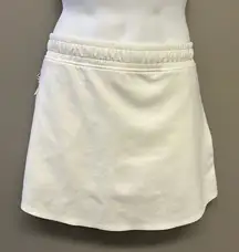 Old Navy Active Dynamic Fleece High Rise Cream A-line Skort w/ Pockets- XL