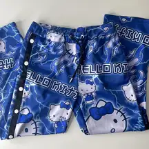 Hello Kitty Jimmy Paul sweatpants.  Size small.  Drawstring waist. Snap up legs.