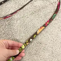 NWT Vera Bradley Belt Women XL English Rose Thin Retail $29