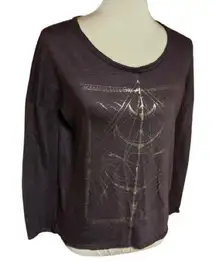 Knot sisters Beachy geometric long sleeve top