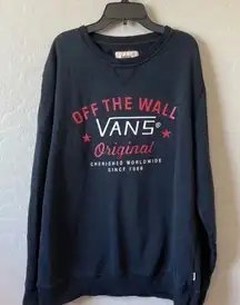Vans Black Crewneck Sweater OFF THE WALL