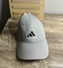 Adidas Grey Men’s Fitted Hat Size S/M