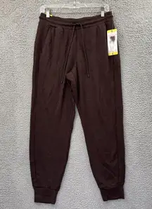 NWT Danskin Scuba Pants Jogger Espresso Brown Athleisure Women's Small x 27