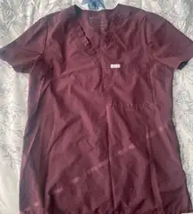 Figs FREEx Catarina one pocket scrub top Dark fig