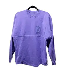 Disney  Parks Collection Spirit Jersey Disneyland Resort Sparkle Purple Top Sz XS