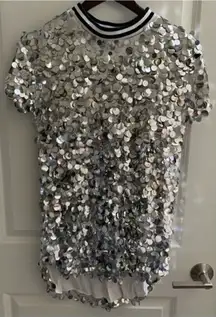 Dress Gallery Sequin Top/Tee-shirt