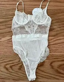 White Lace Bodysuit