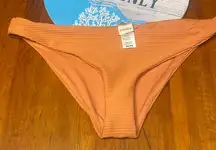 L*Space Textured Rust Bikini Bottom