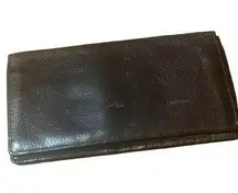 Coach  Vintage Brown Leather Bi Fold Wallet