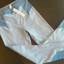 For love & lemons two tone blue workout pants medium