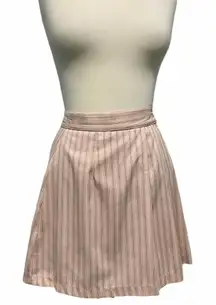 City‎ Triangles 90s Vintage Wrap Mini Skirt Striped Pink 5