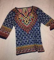 Colorful Patterned Top