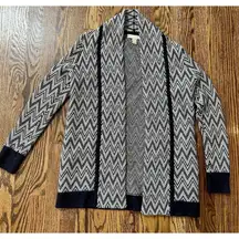 Banana Republic Italian Merino Wool Blend Navy Cardigan Sweater Women's Size M