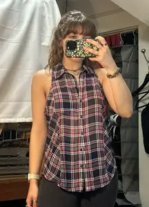 Button Up Tank Top