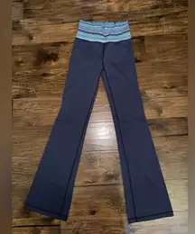 Lululemon Groove Pant III Inkwell Space Dye Twist Naval Blue Peacock