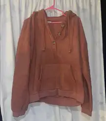 Maurices Warm Tan Fleece Hoodie