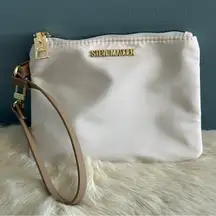 Steve Madden Cream Mini Wristlet