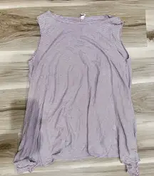 Elan Loose Fit Striped Tank Top Women’s Large