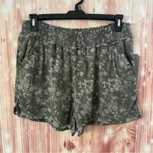 Nordstrom  Wit & Wisdom Moon Rock Camo Woven Pull On Shorts