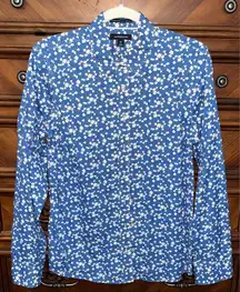 Lands' End Women's No Iron Pinpoint Oxford Button Up Shirt