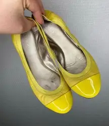 Coach  | Womans Yellow Slip On Flats 6.5 Ballet