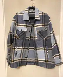 Oversized Plaid Shacket 