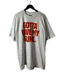 Vintage Gotta Have My Gunk T Shirt Gray Large L Graphic Tee