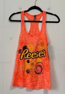 Hersheys Chocolate World Reese’s orange Racerback tank NWT Small